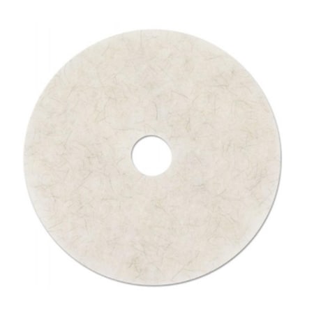 Overtime 24 in. dia Ultra High-Speed Natural Hair Floor Pads - Natural, 5PK OV3191936